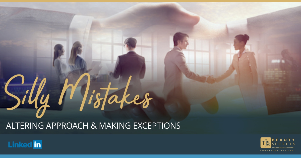 Altering Approach & Making Exceptions